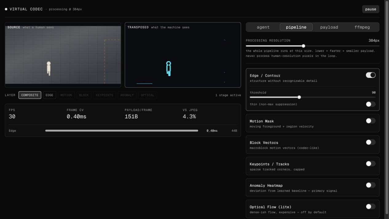 Original Virtual Video Codec interface or artifact
