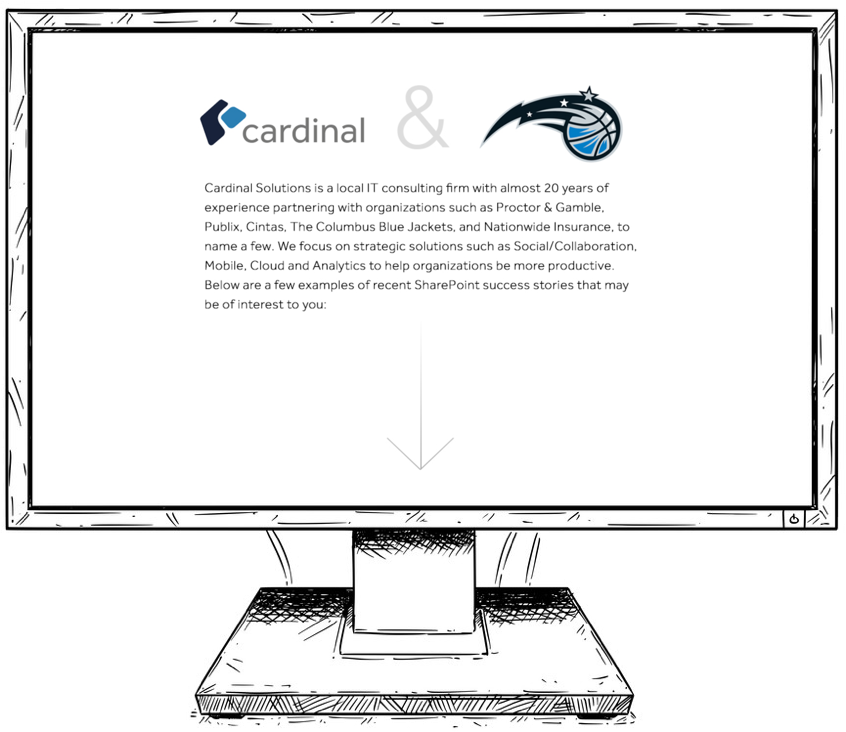 Original Cardinal · intranet collection interface or artifact